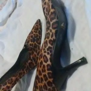Leopard heels